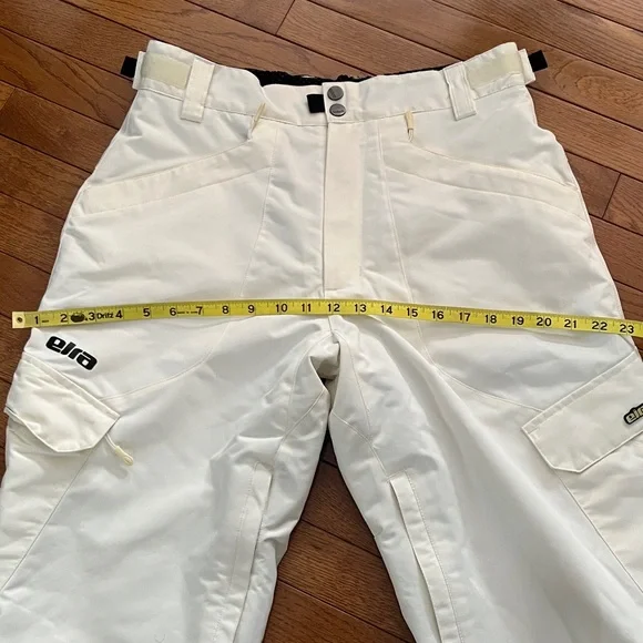 eira Ladies White Ski / Snowboarding Pants Style 5722 - Picture 6 of 16